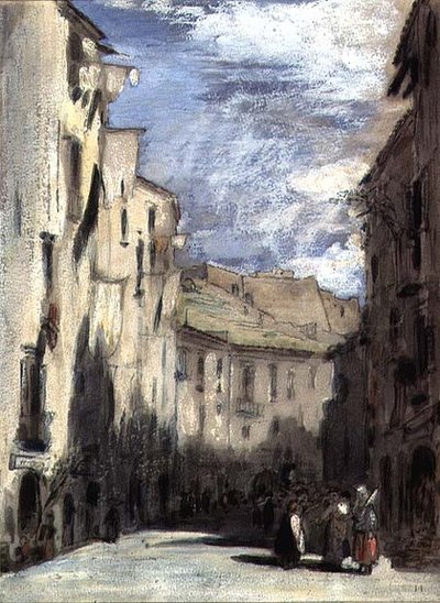 Street in Naples by William Collins